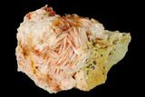 Ruby Red Vanadinite Crystals on Pink Barite - Morocco #155400-1